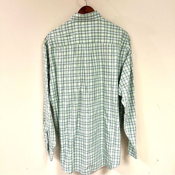 Bobby Jones cotton green and purple button down L - Picture 4 of 8
